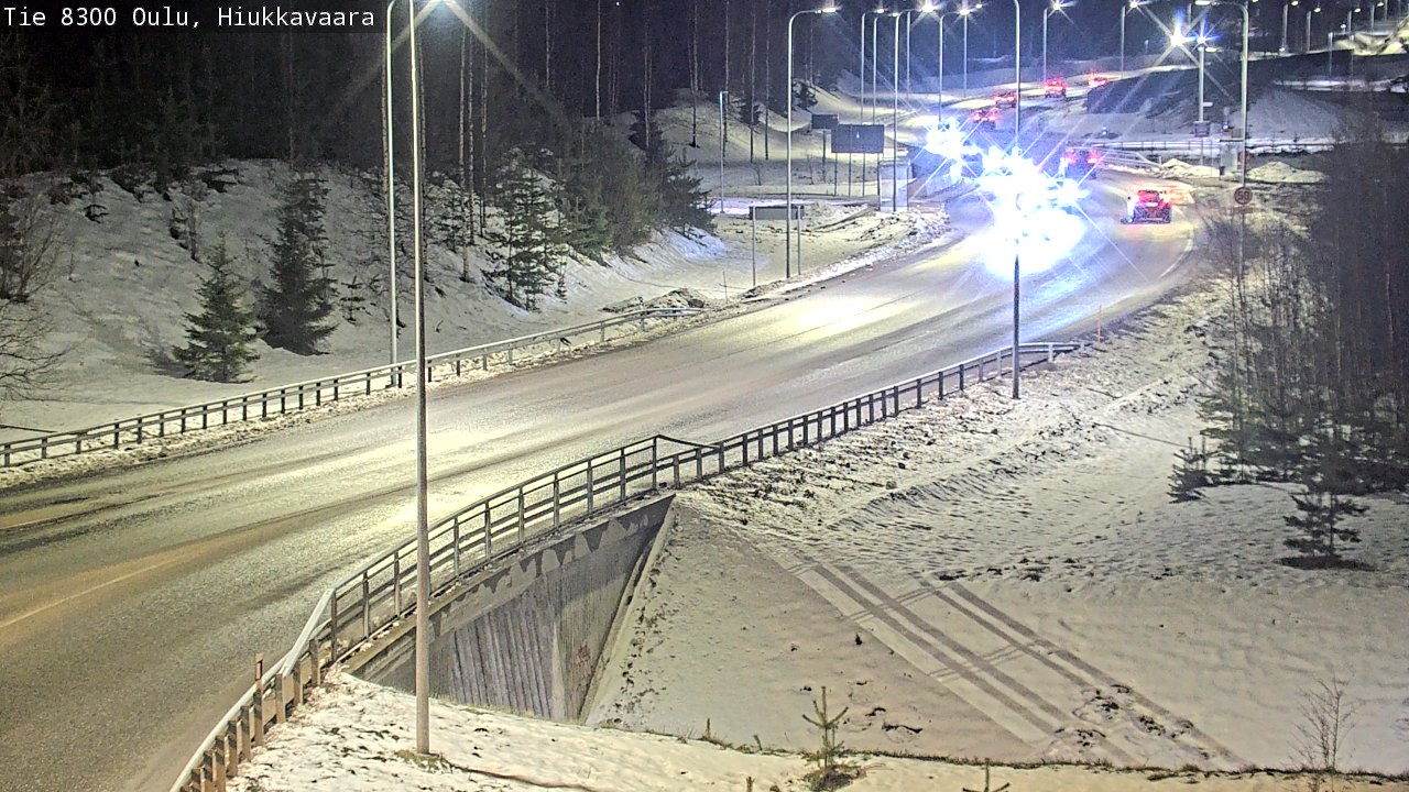 Kelikamerat Kuva tie 8300 Oulu Hiukkavaara, Oulu, Pohjois-Pohjanmaa