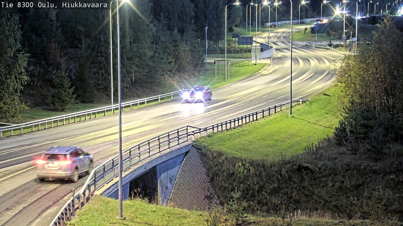 Kelikamerat Kuva tie 8300 Oulu Hiukkavaara, Oulu, Pohjois-Pohjanmaa