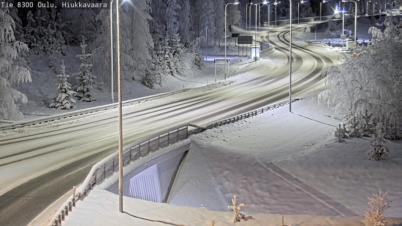 Kelikamerat Kuva tie 8300 Oulu Hiukkavaara, Oulu, Pohjois-Pohjanmaa