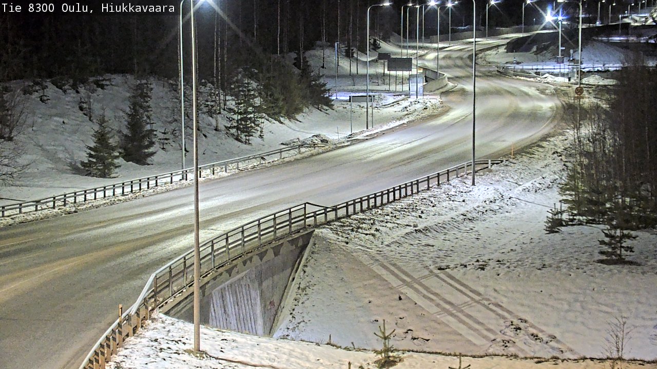 Kelikamerat Kuva tie 8300 Oulu Hiukkavaara, Oulu, Pohjois-Pohjanmaa