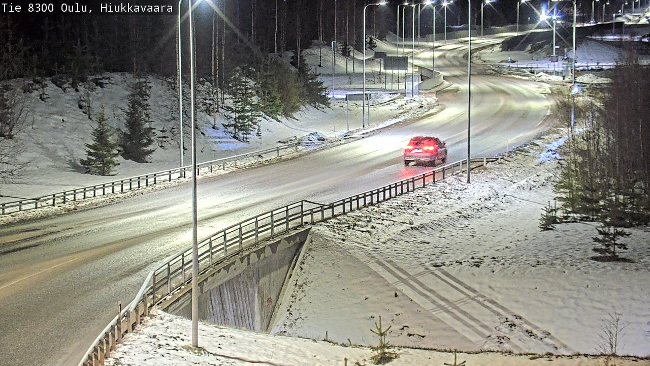 Kelikamerat Kuva tie 8300 Oulu Hiukkavaara, Oulu, Pohjois-Pohjanmaa