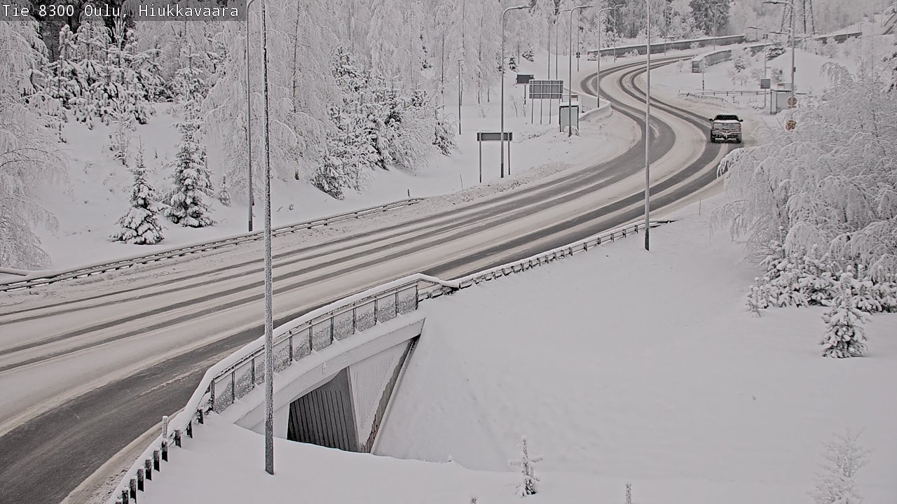 Kelikamerat Kuva tie 8300 Oulu Hiukkavaara, Oulu, Pohjois-Pohjanmaa