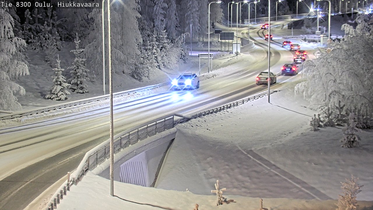 Kelikamerat Kuva tie 8300 Oulu Hiukkavaara, Oulu, Pohjois-Pohjanmaa