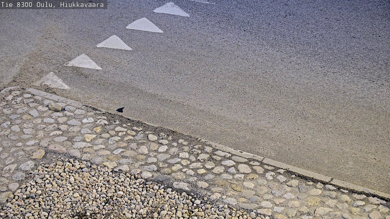Weather Camera Image väg 8300 Oulu Hiukkavaara, Oulu, Pohjois-Pohjanmaa