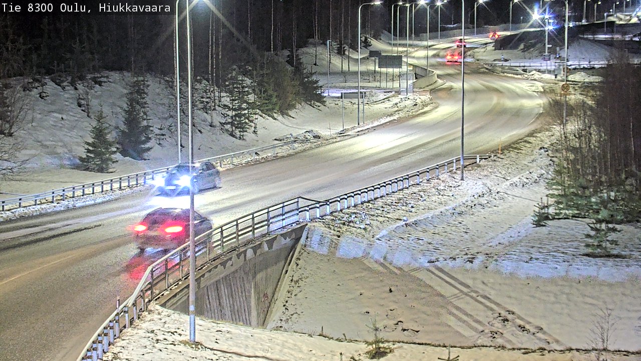 Kelikamerat Kuva tie 8300 Oulu Hiukkavaara, Oulu, Pohjois-Pohjanmaa