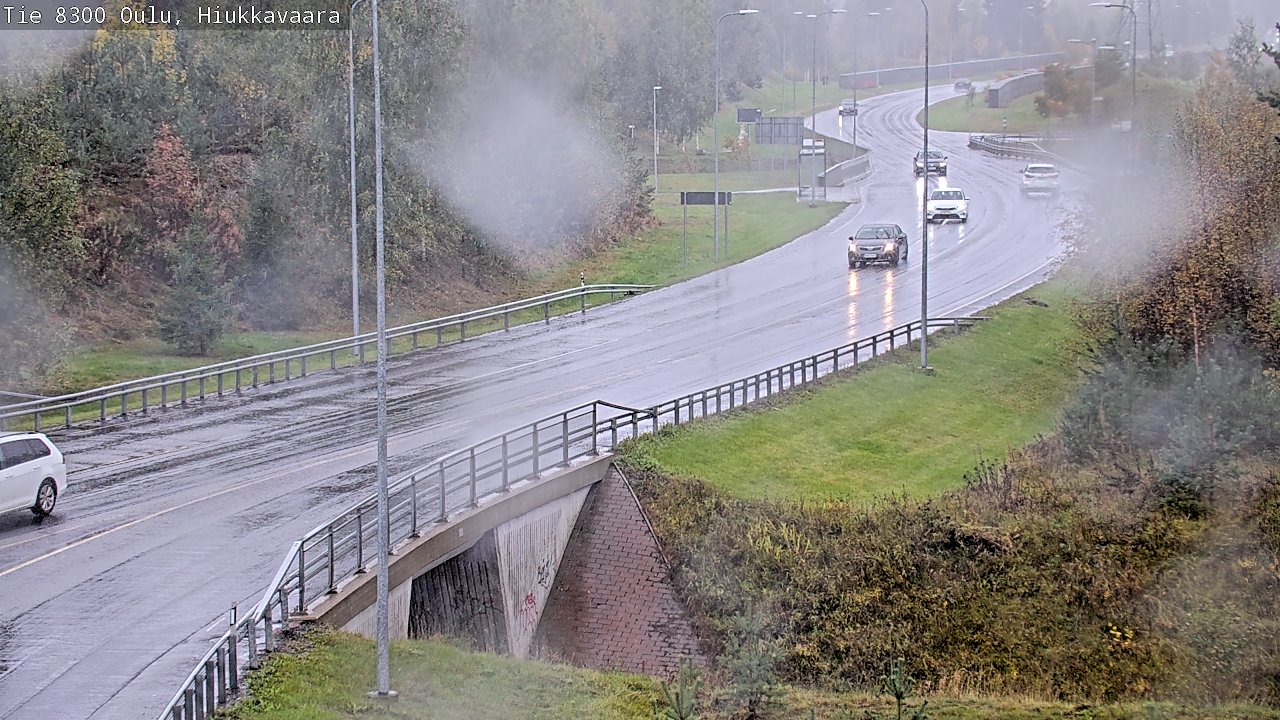 Weather Camera Image road 8300 Oulu Hiukkavaara, Oulu, Pohjois-Pohjanmaa
