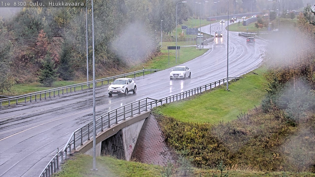 Weather Camera Image road 8300 Oulu Hiukkavaara, Oulu, Pohjois-Pohjanmaa