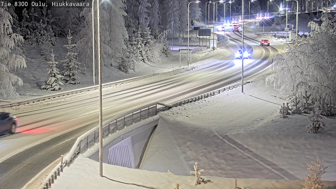 Kelikamerat Kuva tie 8300 Oulu Hiukkavaara, Oulu, Pohjois-Pohjanmaa