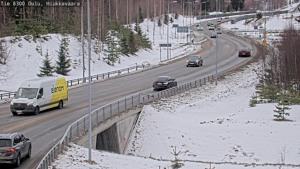 Kelikamerat Kuva tie 8300 Oulu Hiukkavaara, Oulu, Pohjois-Pohjanmaa
