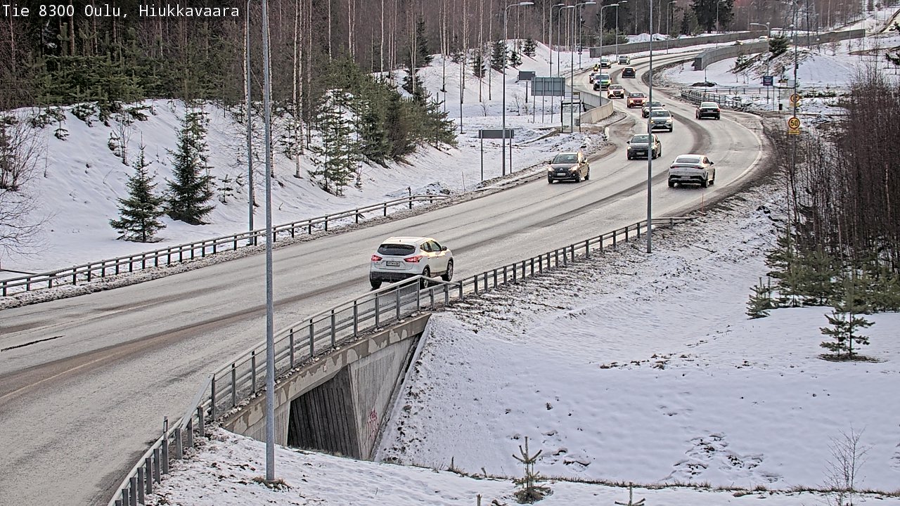 Kelikamerat Kuva tie 8300 Oulu Hiukkavaara, Oulu, Pohjois-Pohjanmaa