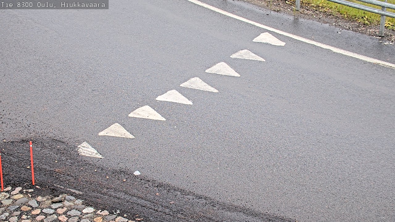 Weather Camera Image väg 8300 Oulu Hiukkavaara, Oulu, Pohjois-Pohjanmaa