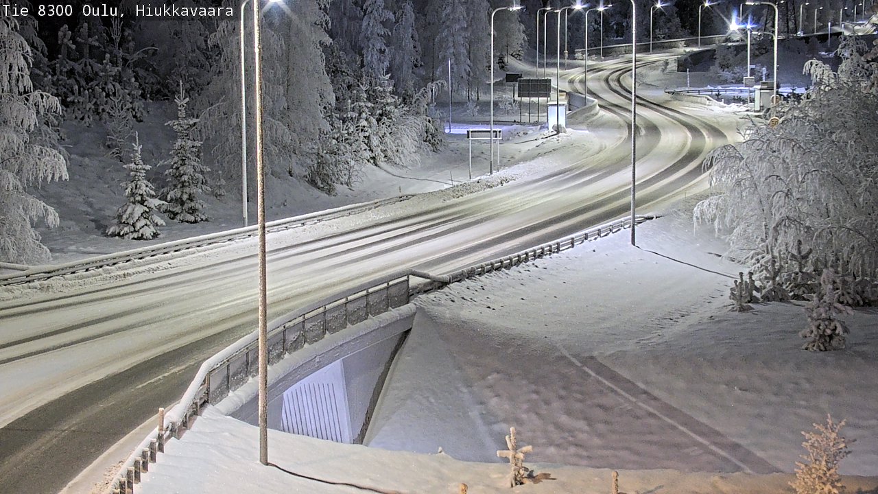 Kelikamerat Kuva tie 8300 Oulu Hiukkavaara, Oulu, Pohjois-Pohjanmaa