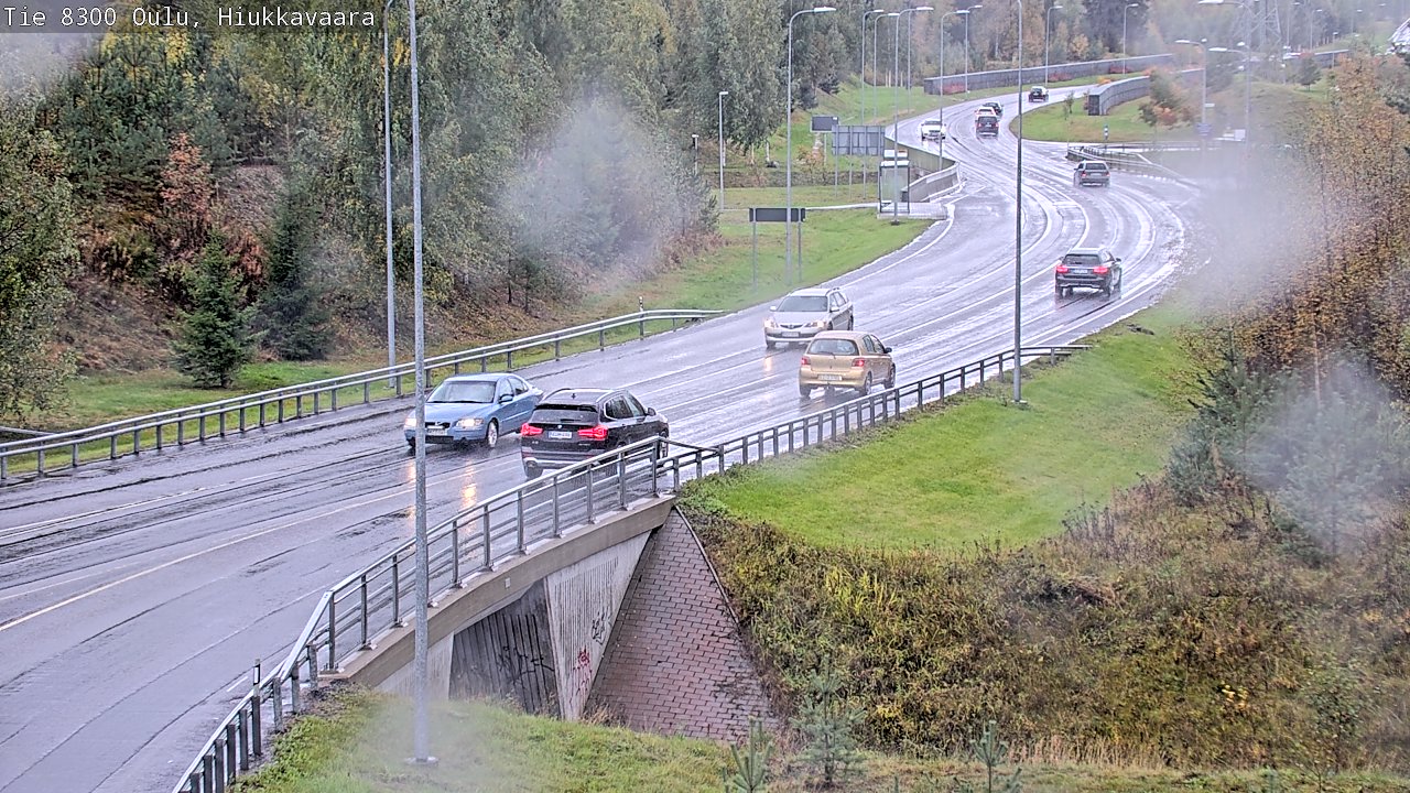 Weather Camera Image road 8300 Oulu Hiukkavaara, Oulu, Pohjois-Pohjanmaa