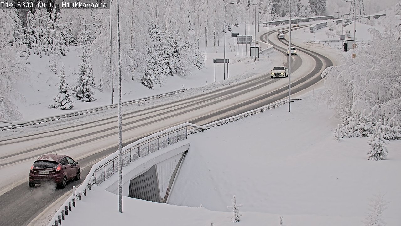 Kelikamerat Kuva tie 8300 Oulu Hiukkavaara, Oulu, Pohjois-Pohjanmaa