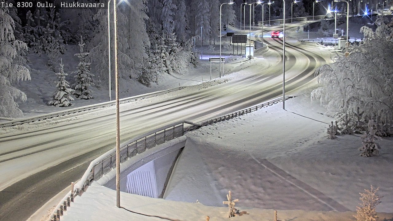 Kelikamerat Kuva tie 8300 Oulu Hiukkavaara, Oulu, Pohjois-Pohjanmaa