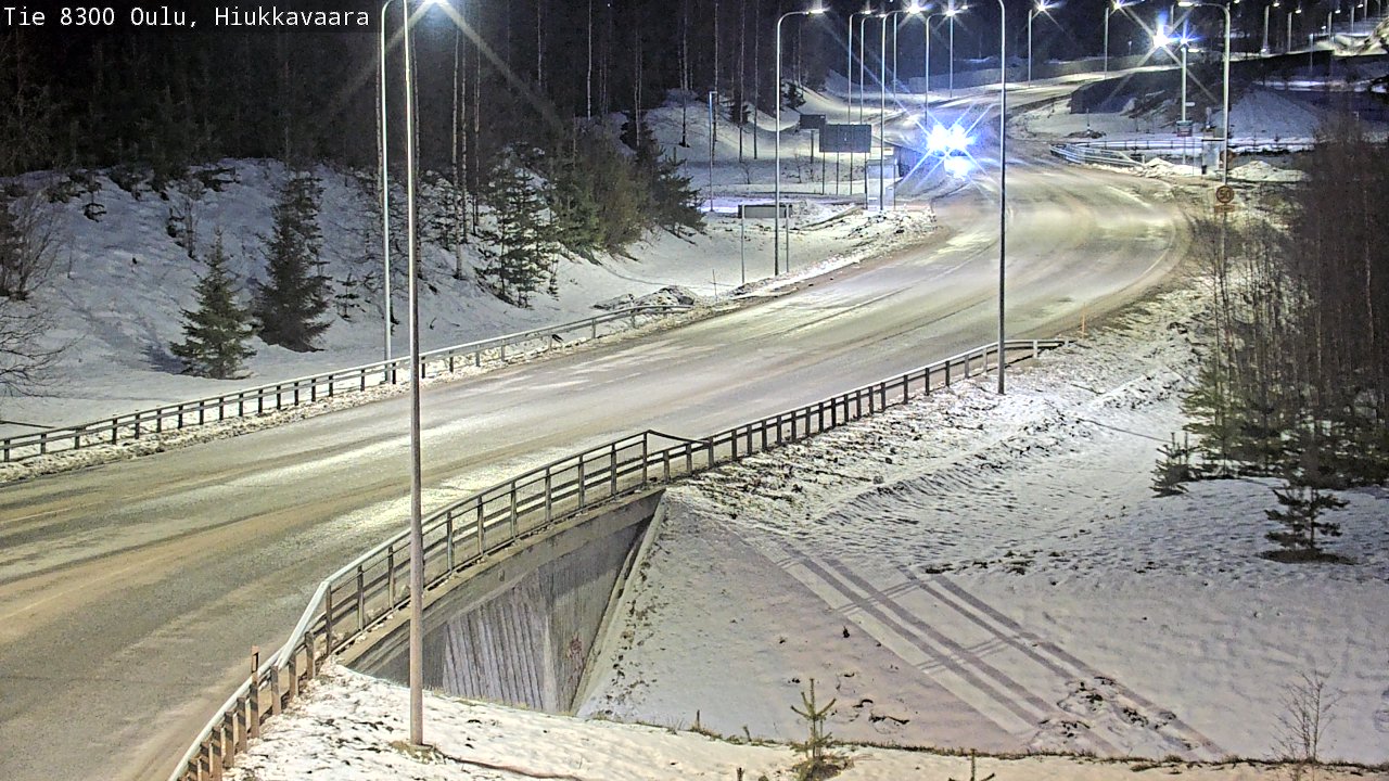 Kelikamerat Kuva tie 8300 Oulu Hiukkavaara, Oulu, Pohjois-Pohjanmaa