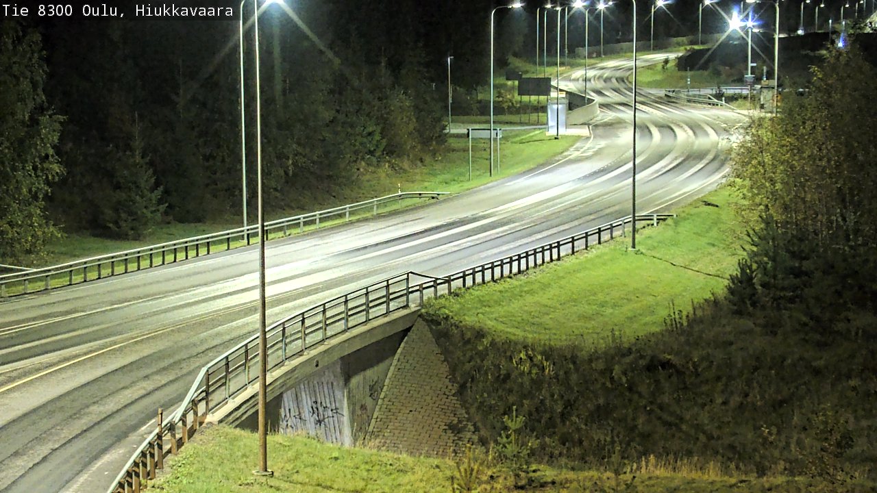Kelikamerat Kuva tie 8300 Oulu Hiukkavaara, Oulu, Pohjois-Pohjanmaa