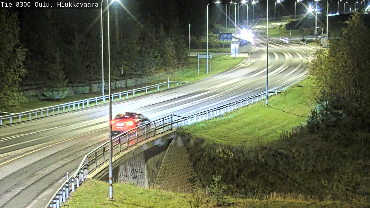 Kelikamerat Kuva tie 8300 Oulu Hiukkavaara, Oulu, Pohjois-Pohjanmaa