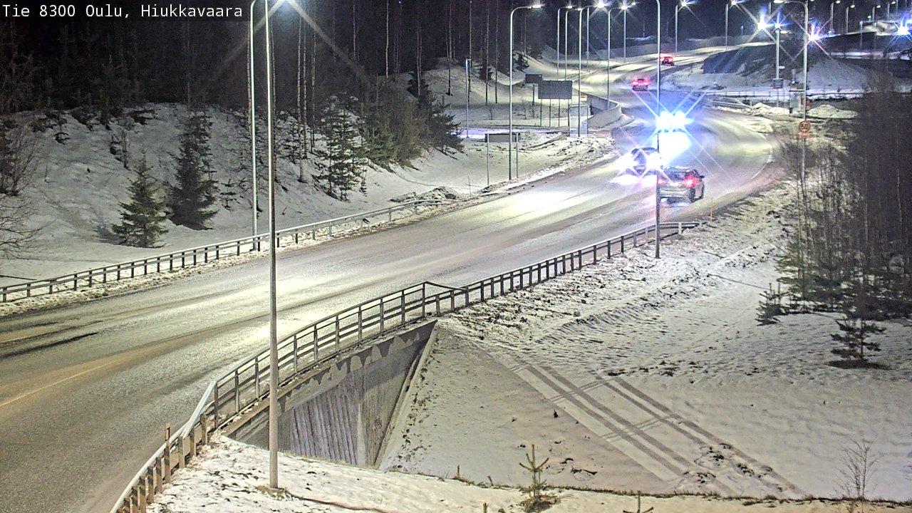 Kelikamerat Kuva tie 8300 Oulu Hiukkavaara, Oulu, Pohjois-Pohjanmaa