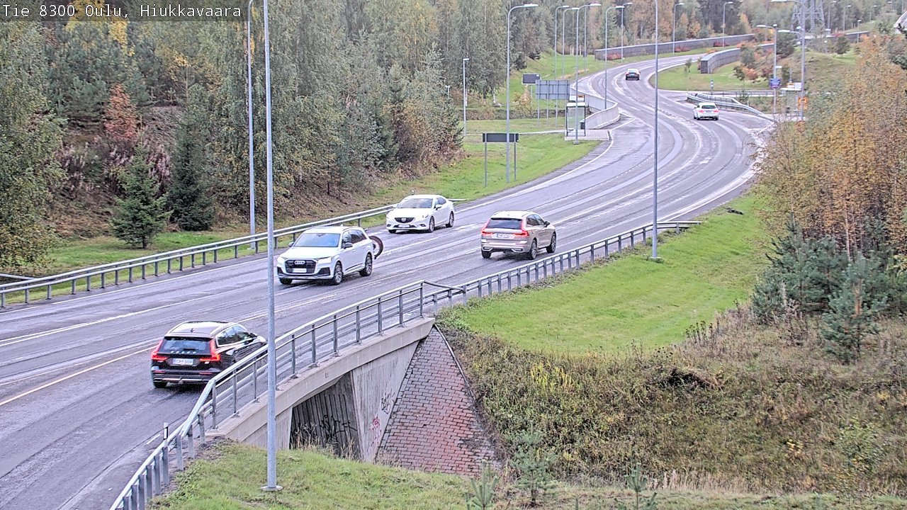 Kelikamerat Kuva tie 8300 Oulu Hiukkavaara, Oulu, Pohjois-Pohjanmaa