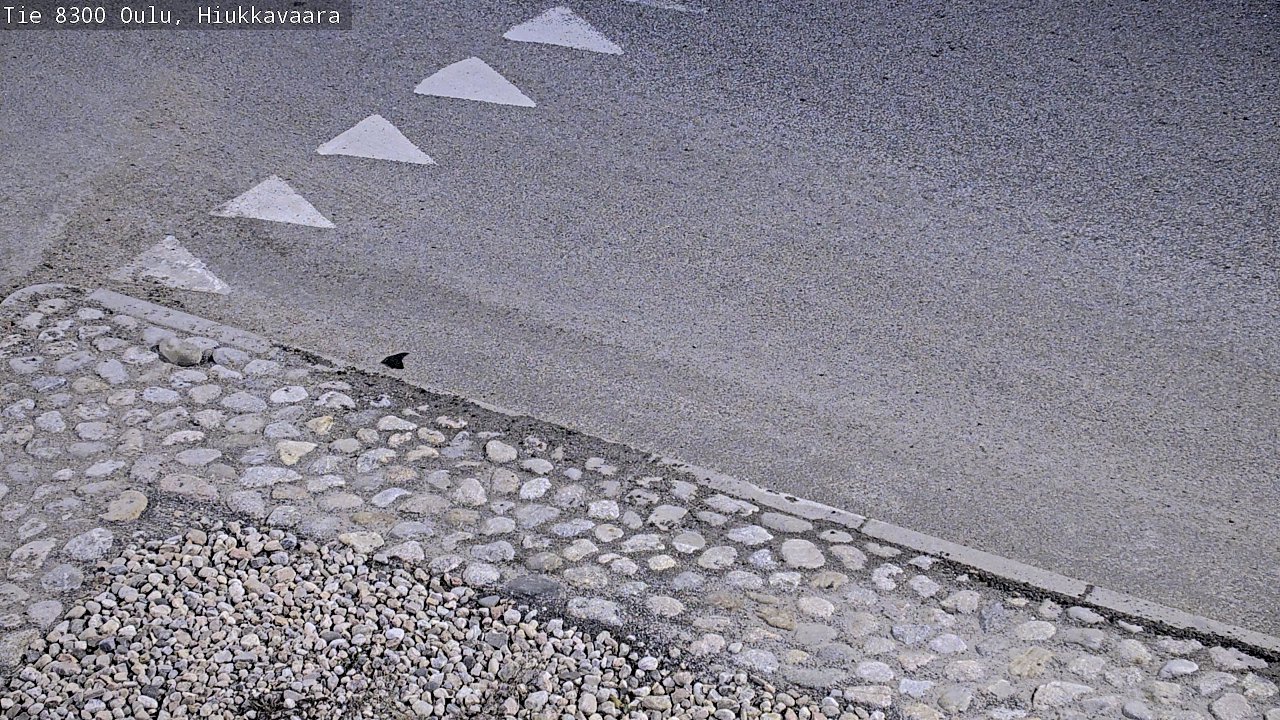 Weather Camera Image väg 8300 Oulu Hiukkavaara, Oulu, Pohjois-Pohjanmaa