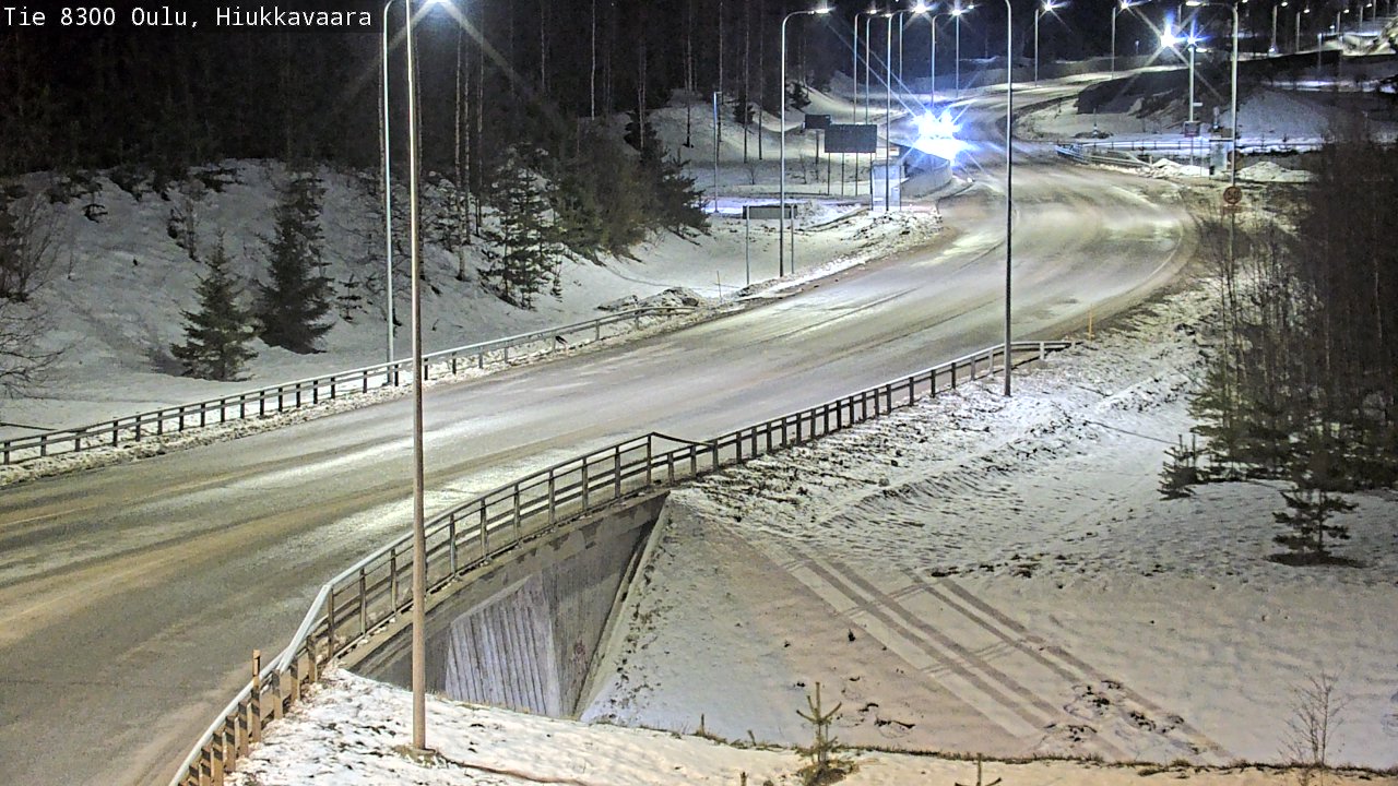 Kelikamerat Kuva tie 8300 Oulu Hiukkavaara, Oulu, Pohjois-Pohjanmaa