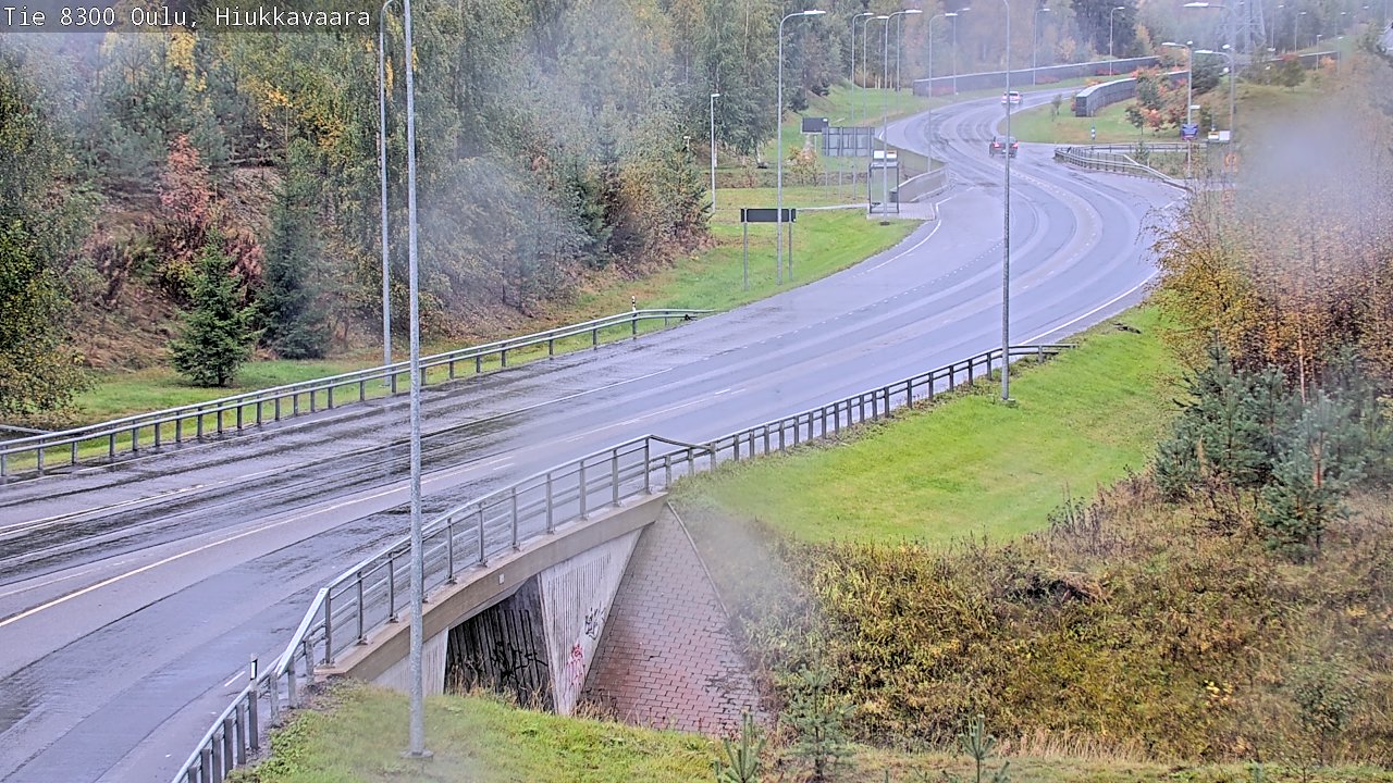 Weather Camera Image road 8300 Oulu Hiukkavaara, Oulu, Pohjois-Pohjanmaa
