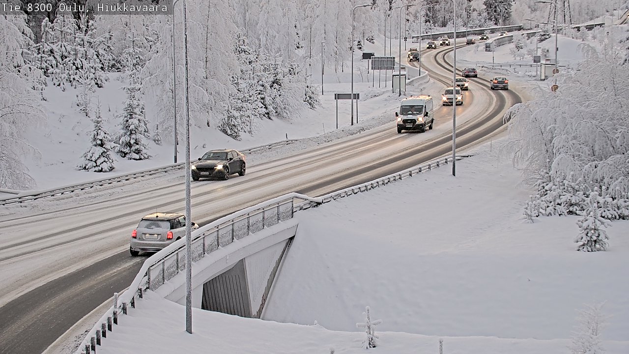 Kelikamerat Kuva tie 8300 Oulu Hiukkavaara, Oulu, Pohjois-Pohjanmaa