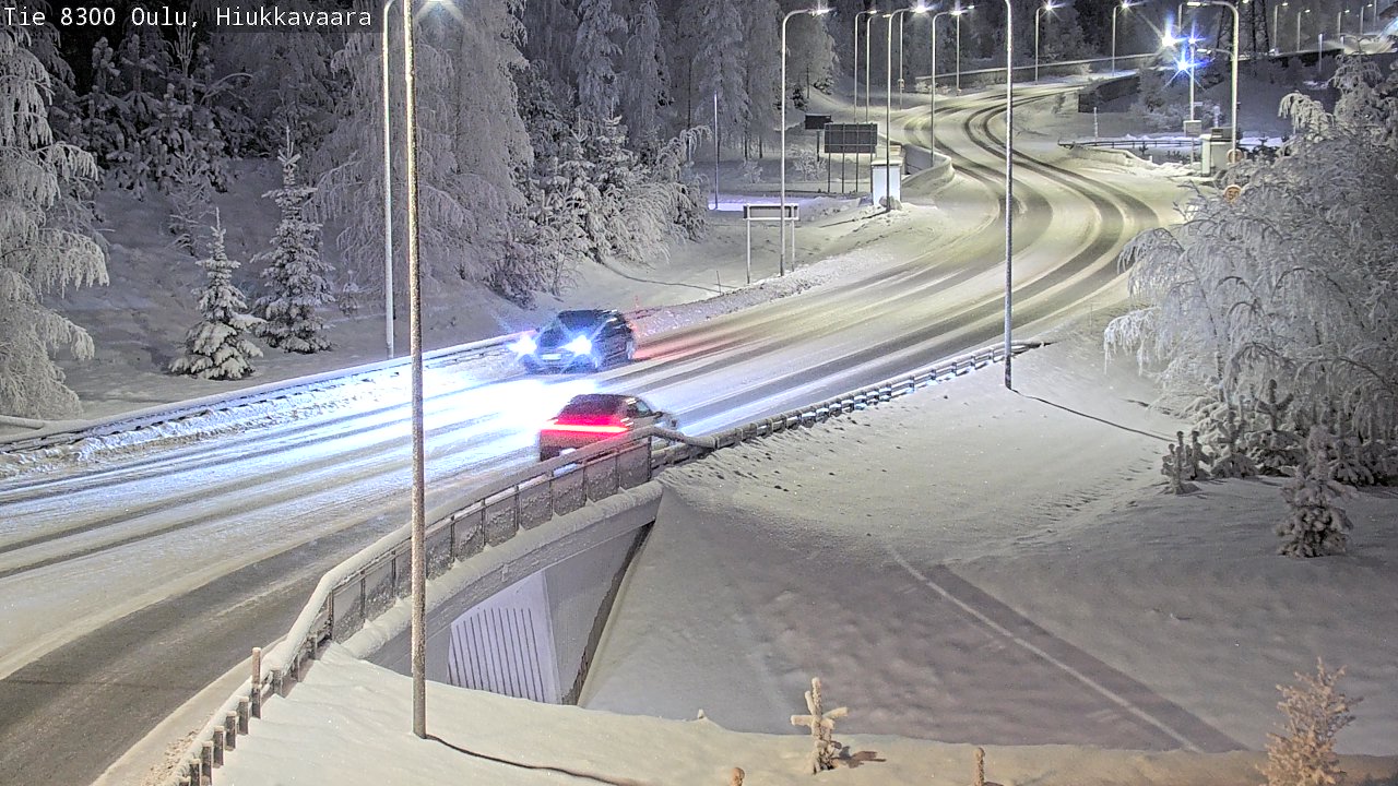 Kelikamerat Kuva tie 8300 Oulu Hiukkavaara, Oulu, Pohjois-Pohjanmaa