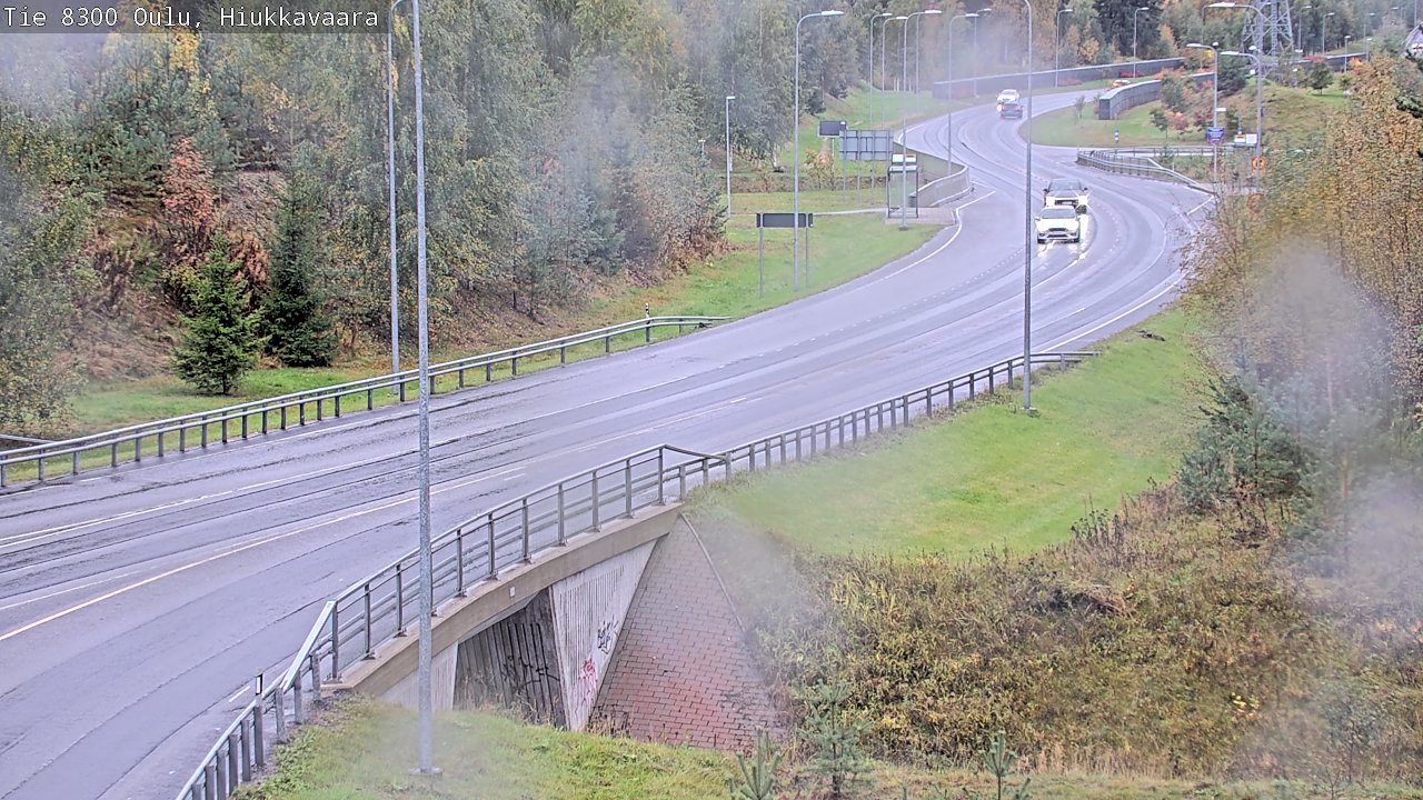 Weather Camera Image road 8300 Oulu Hiukkavaara, Oulu, Pohjois-Pohjanmaa