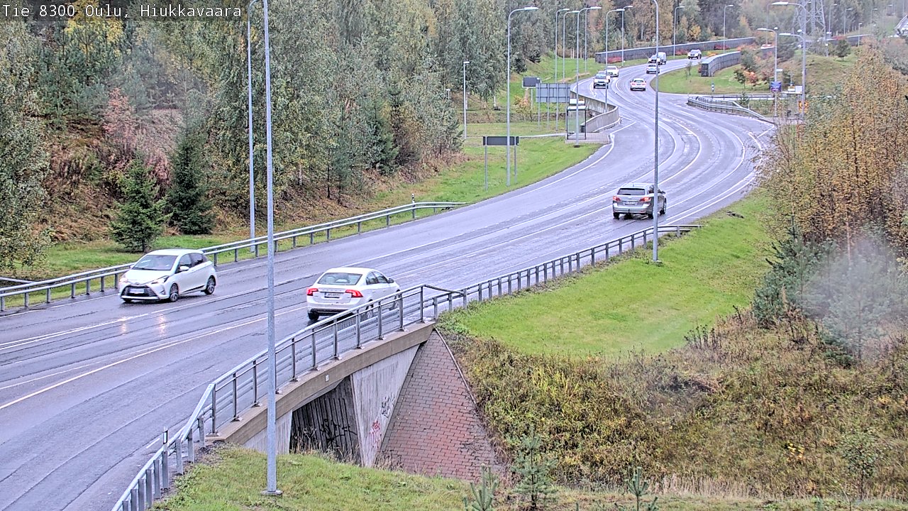 Weather Camera Image road 8300 Oulu Hiukkavaara, Oulu, Pohjois-Pohjanmaa