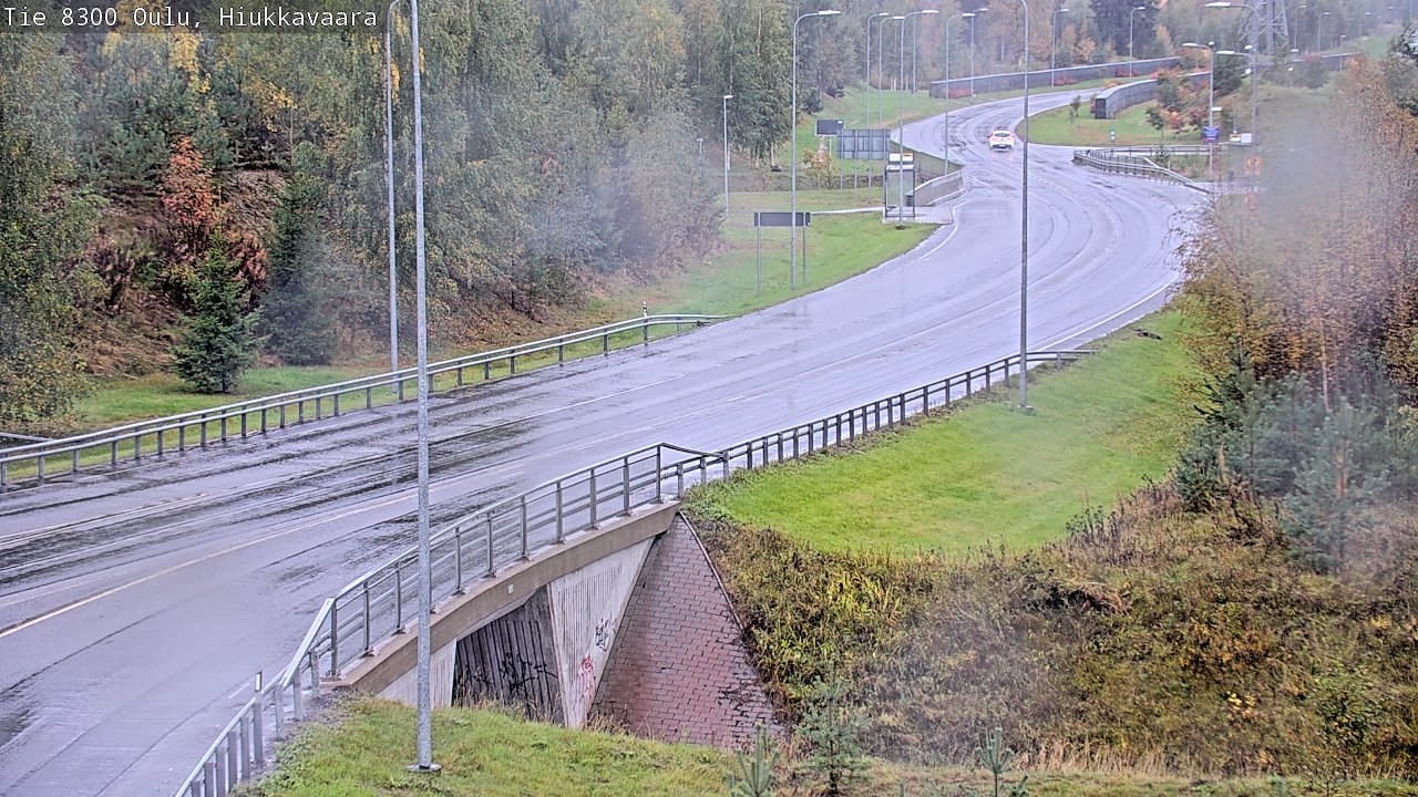 Weather Camera Image road 8300 Oulu Hiukkavaara, Oulu, Pohjois-Pohjanmaa