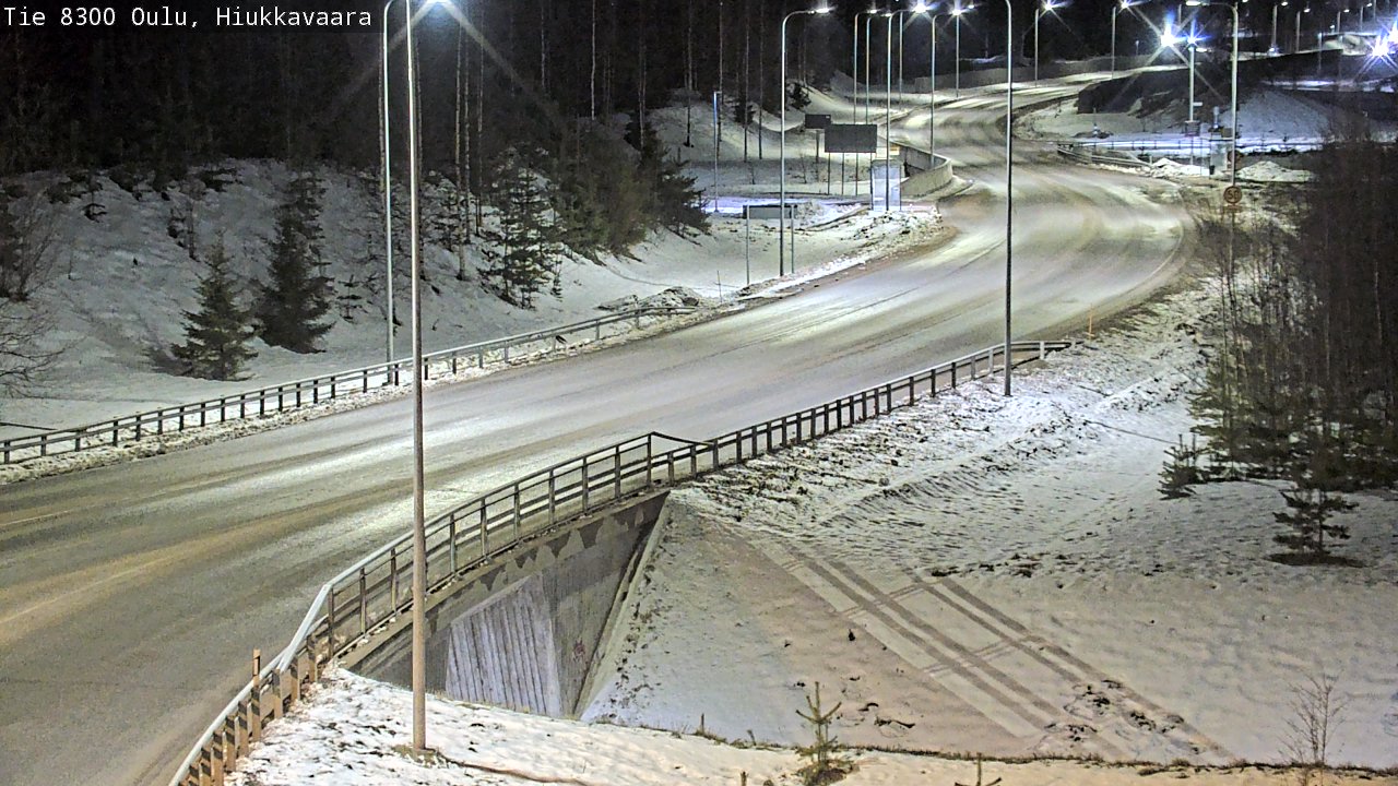 Kelikamerat Kuva tie 8300 Oulu Hiukkavaara, Oulu, Pohjois-Pohjanmaa