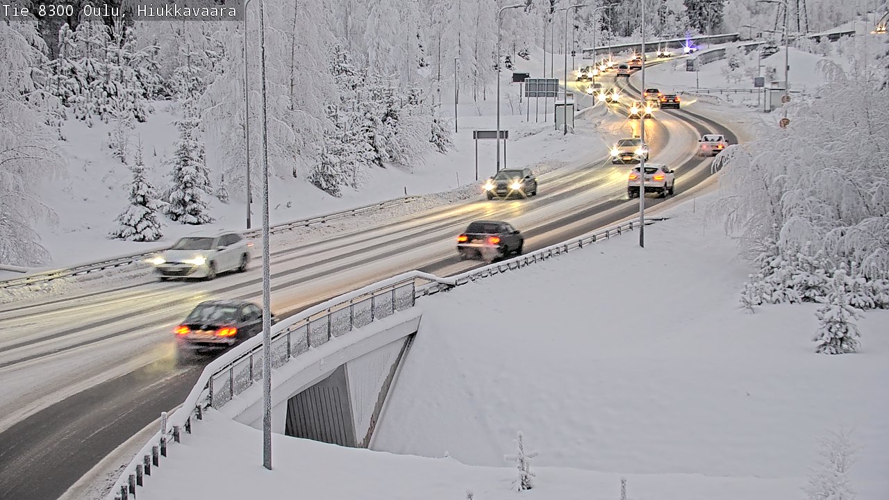 Kelikamerat Kuva tie 8300 Oulu Hiukkavaara, Oulu, Pohjois-Pohjanmaa