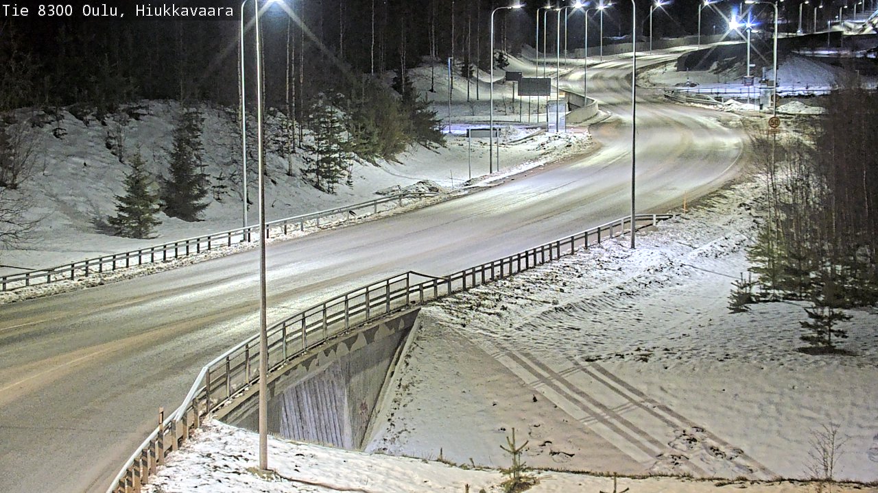 Kelikamerat Kuva tie 8300 Oulu Hiukkavaara, Oulu, Pohjois-Pohjanmaa