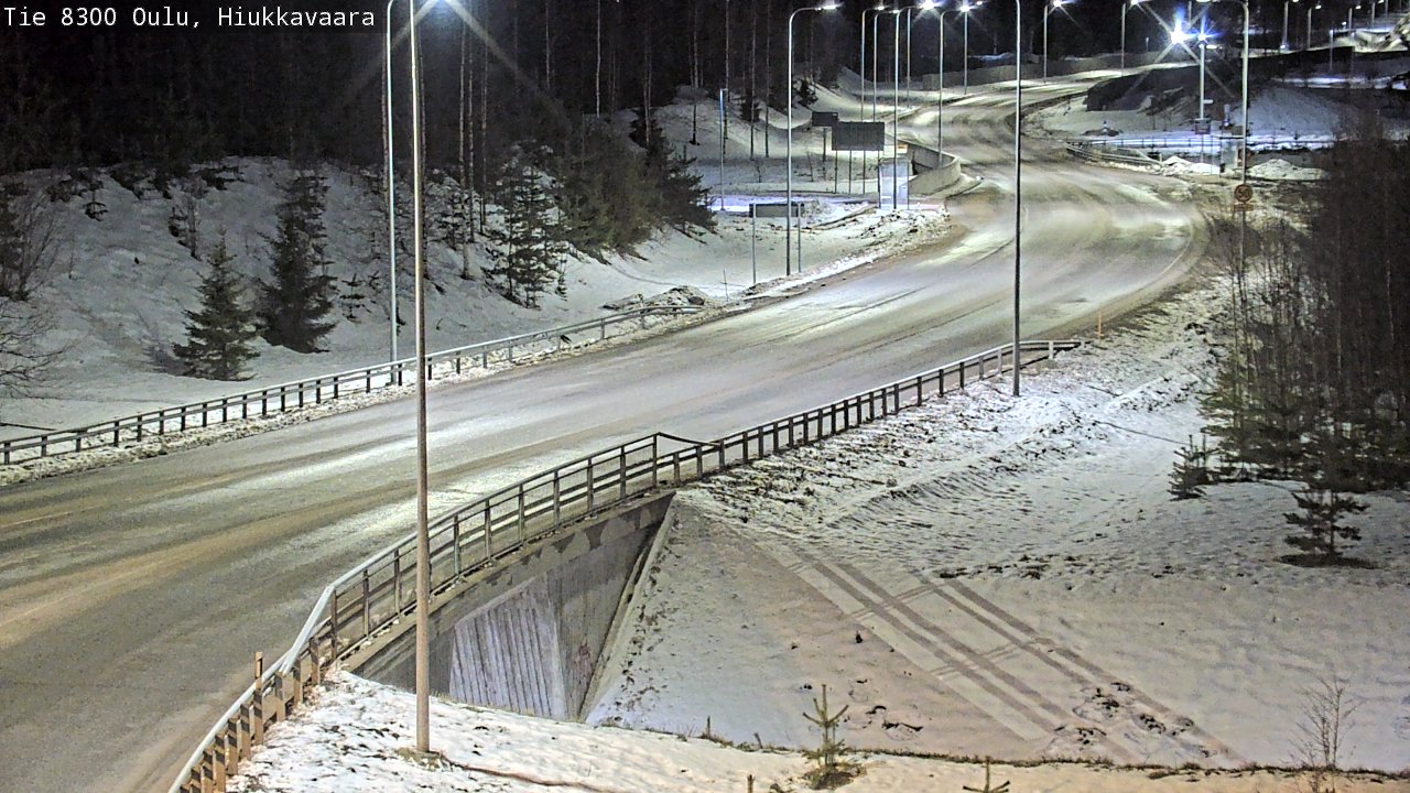 Kelikamerat Kuva tie 8300 Oulu Hiukkavaara, Oulu, Pohjois-Pohjanmaa
