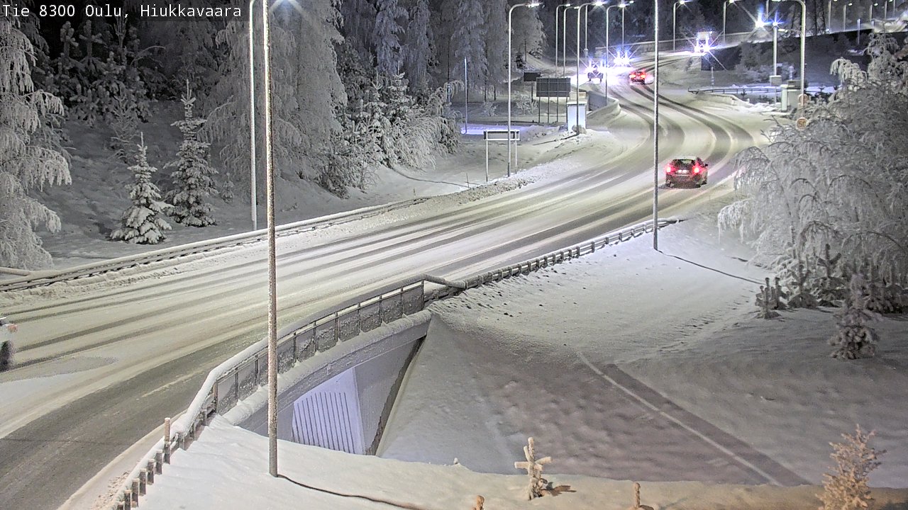 Kelikamerat Kuva tie 8300 Oulu Hiukkavaara, Oulu, Pohjois-Pohjanmaa