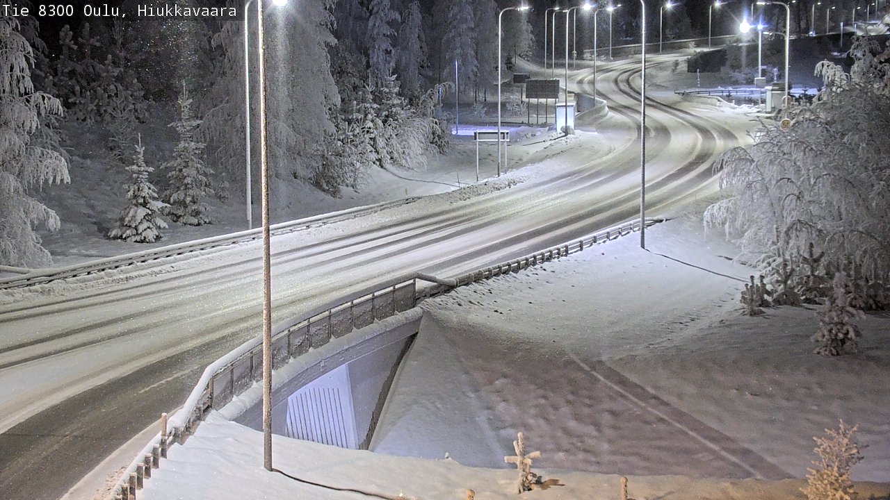 Kelikamerat Kuva tie 8300 Oulu Hiukkavaara, Oulu, Pohjois-Pohjanmaa