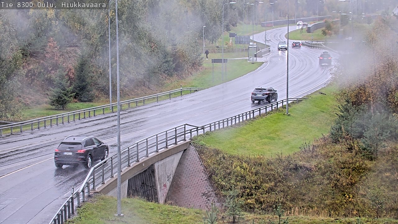 Weather Camera Image road 8300 Oulu Hiukkavaara, Oulu, Pohjois-Pohjanmaa