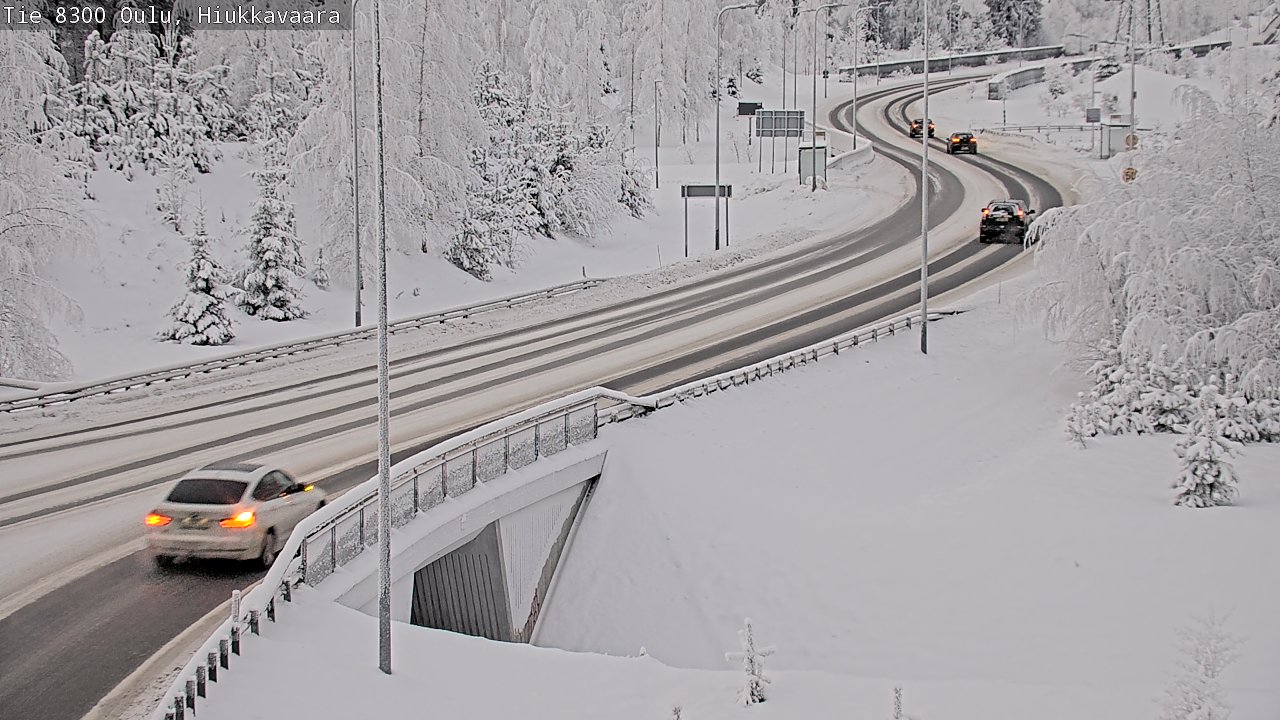 Kelikamerat Kuva tie 8300 Oulu Hiukkavaara, Oulu, Pohjois-Pohjanmaa