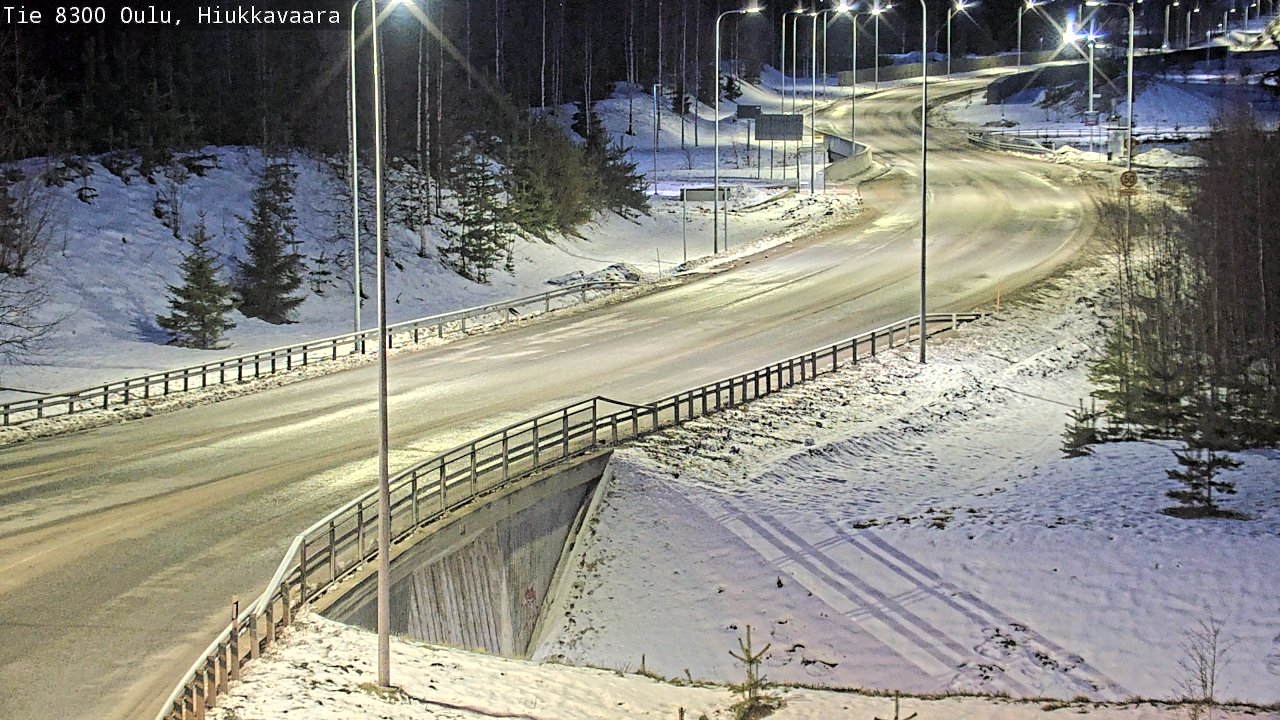 Kelikamerat Kuva tie 8300 Oulu Hiukkavaara, Oulu, Pohjois-Pohjanmaa