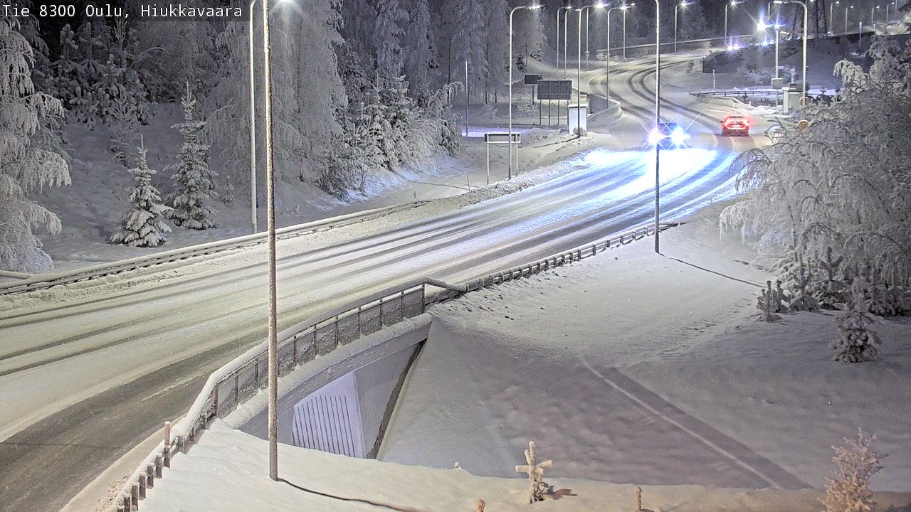 Kelikamerat Kuva tie 8300 Oulu Hiukkavaara, Oulu, Pohjois-Pohjanmaa