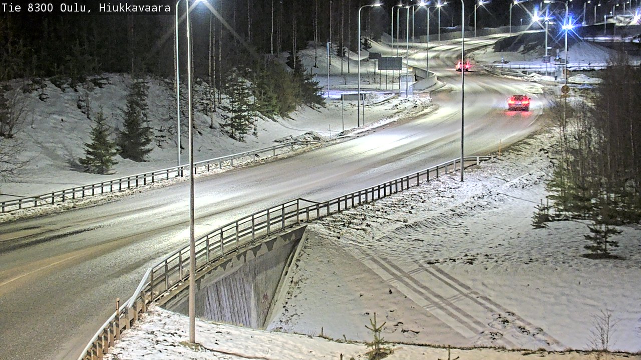 Kelikamerat Kuva tie 8300 Oulu Hiukkavaara, Oulu, Pohjois-Pohjanmaa