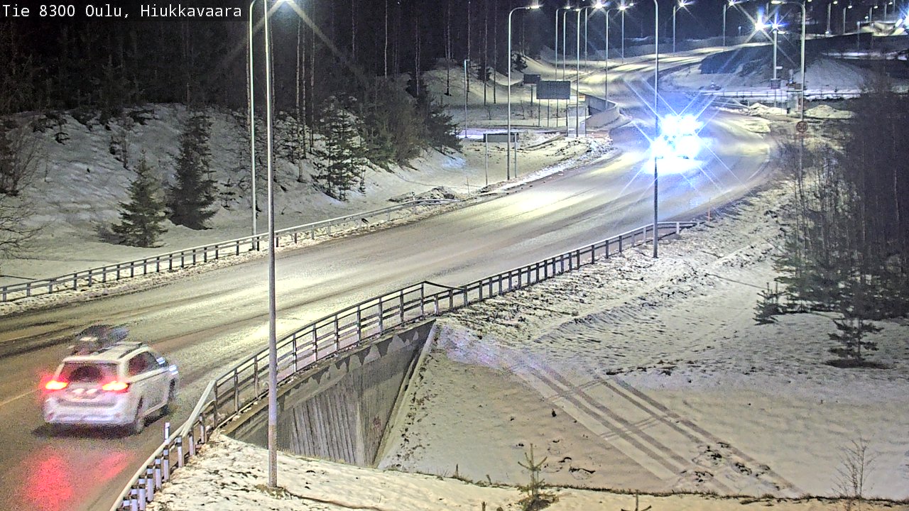 Kelikamerat Kuva tie 8300 Oulu Hiukkavaara, Oulu, Pohjois-Pohjanmaa