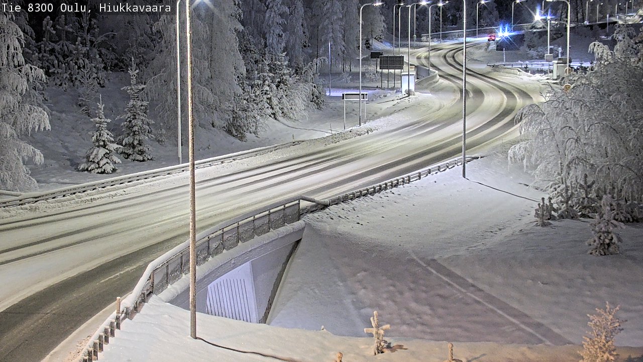 Kelikamerat Kuva tie 8300 Oulu Hiukkavaara, Oulu, Pohjois-Pohjanmaa