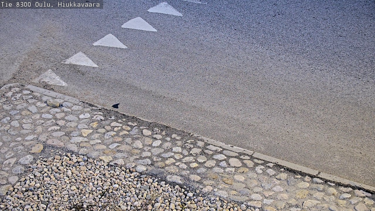 Weather Camera Image väg 8300 Oulu Hiukkavaara, Oulu, Pohjois-Pohjanmaa