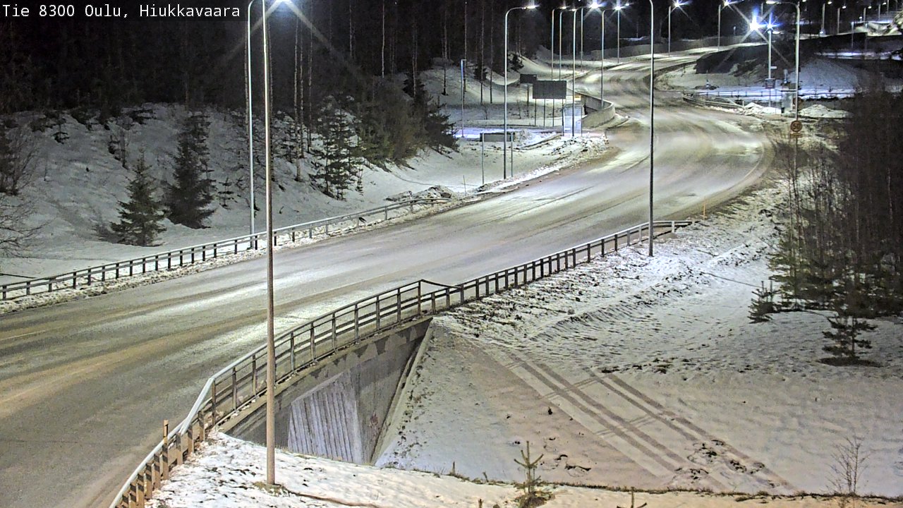 Kelikamerat Kuva tie 8300 Oulu Hiukkavaara, Oulu, Pohjois-Pohjanmaa