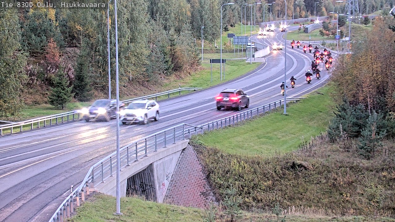 Kelikamerat Kuva tie 8300 Oulu Hiukkavaara, Oulu, Pohjois-Pohjanmaa