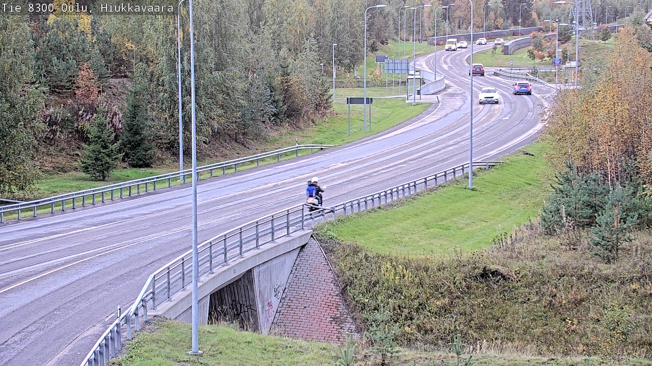 Kelikamerat Kuva tie 8300 Oulu Hiukkavaara, Oulu, Pohjois-Pohjanmaa