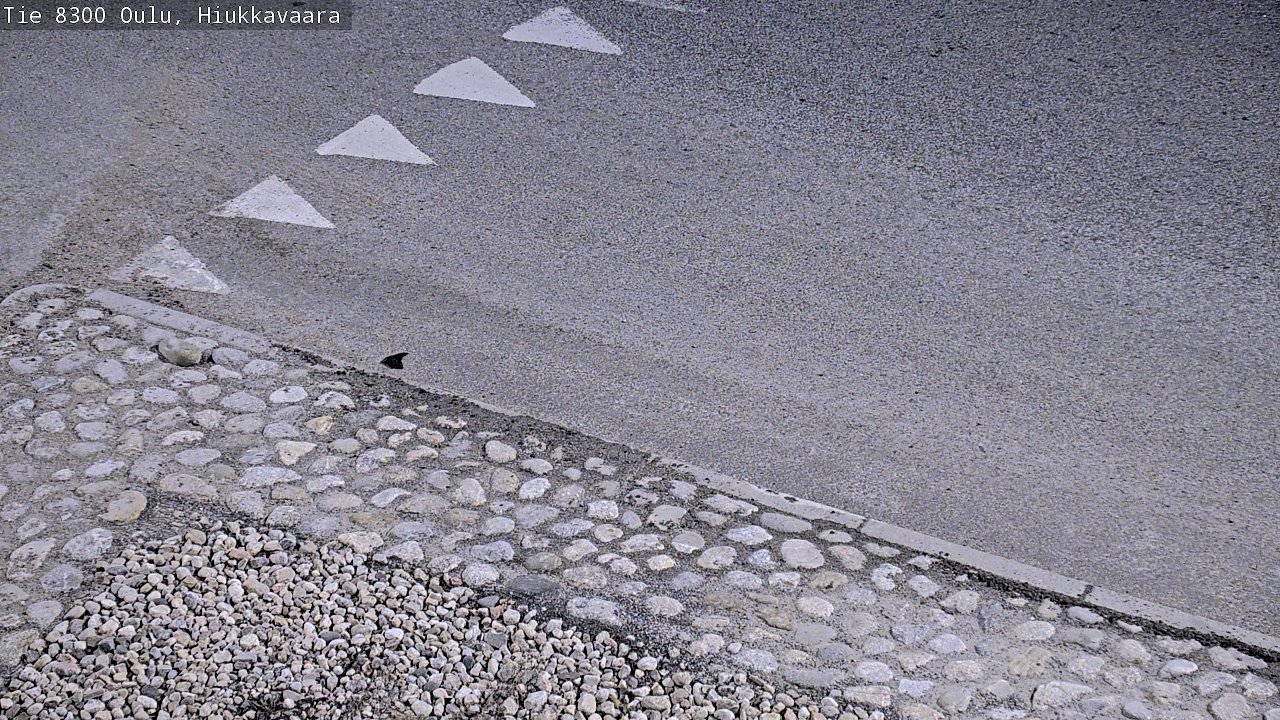 Weather Camera Image väg 8300 Oulu Hiukkavaara, Oulu, Pohjois-Pohjanmaa